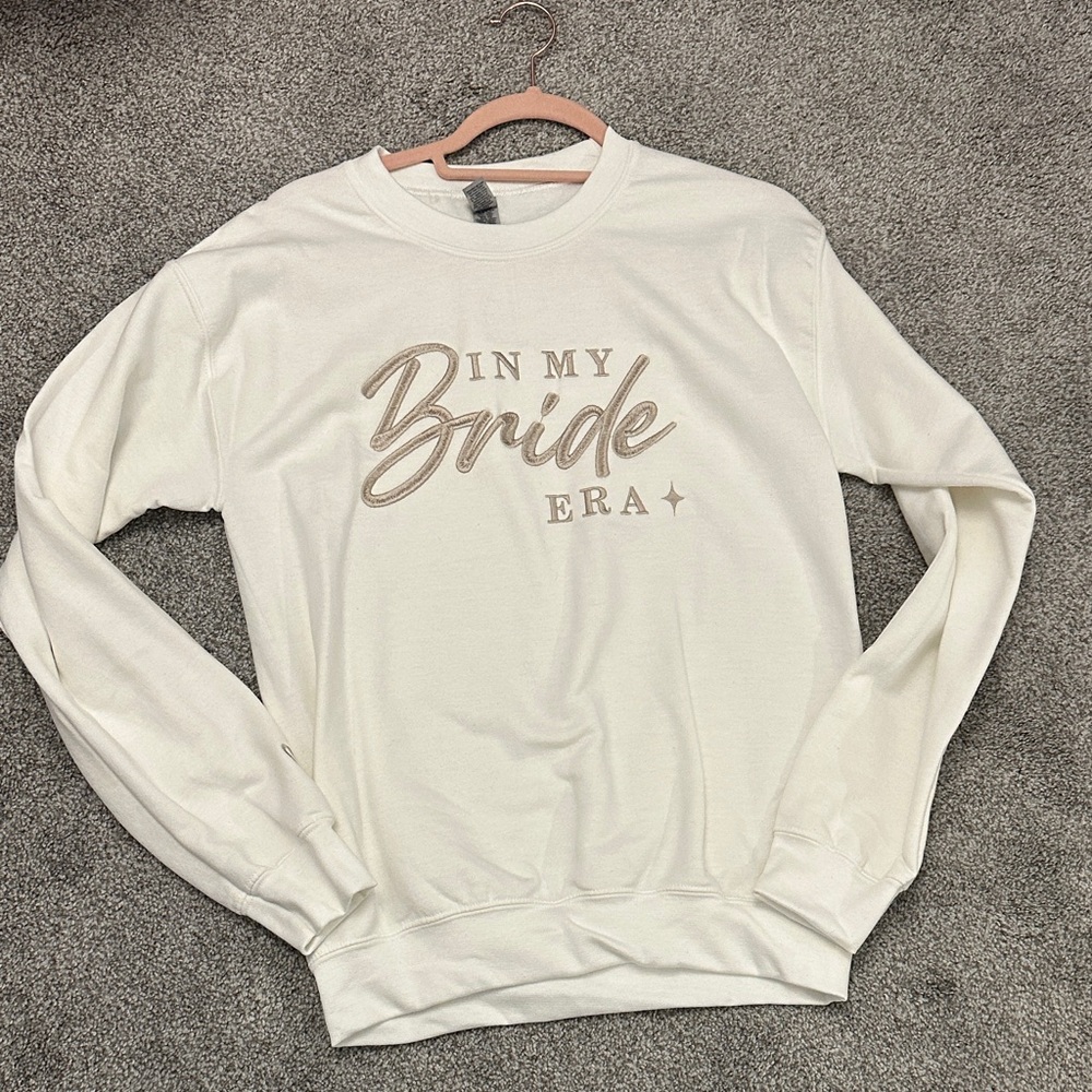 White 'In My Bride Era' Sweatshirt